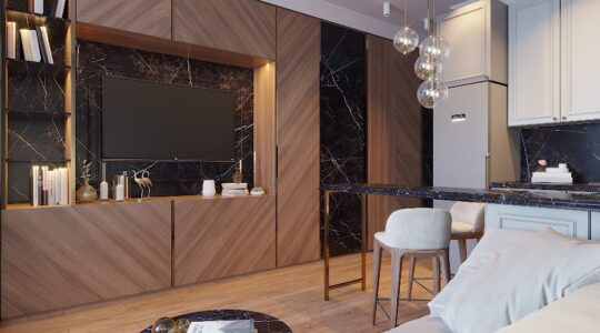 Functional and Stylish Wall-to-Wall Shelves 1